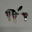 Upgraded Bulbs for Ford F250 F350 F450 F550 XL XLT 2023 2024 2025 Fog Lights Bulbs Combo, 800% Brightness White Truck Light, 1:1 Size as Stock Bulbs, Plug and Play, 6Pack