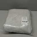 NICETOWN 100% Blackout Snowbound Linen Curtains 90 inches Length with Thermal Insulated Liners for Bedroom, 2 Panels, 52" W, Farmhouse Style Room Cooling Window Draperies for Dining Room