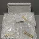 3-Tier White Dessert Display Cake Stand with Serving Tray for Tea Parties, Birthdays, and Baby Showers (5-Pack)
