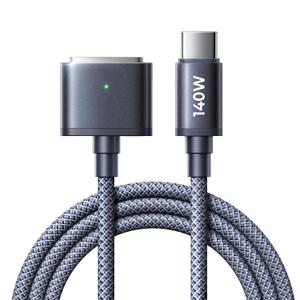 Magnetic 3 Cable USB-C 6.6FT Compatible with M4/M3/M2 MacBook Air Pro Charger, 140W Magnetic Safe 3 Cable for MacBook Air (13"/15" 2025/2024/2023/2022), Pro (16"/14" 2024/2023/2021), Blue