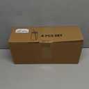 Drinking Glasses with Bamboo Lids and Glass Straw 4pcs Set - 16oz Glass Cups, Iced Coffee Glasses, Cute iced Tea Glasses, Beer Glasses, Ideal for Coffee Bar Accessories, Aesthetic Gift - 2 Brushes