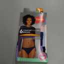Hanes Women's Seamless Underwear Pack, Comfort Flex Fit Bikini Boyshort or Thong Panties, 6-Pack  Size S