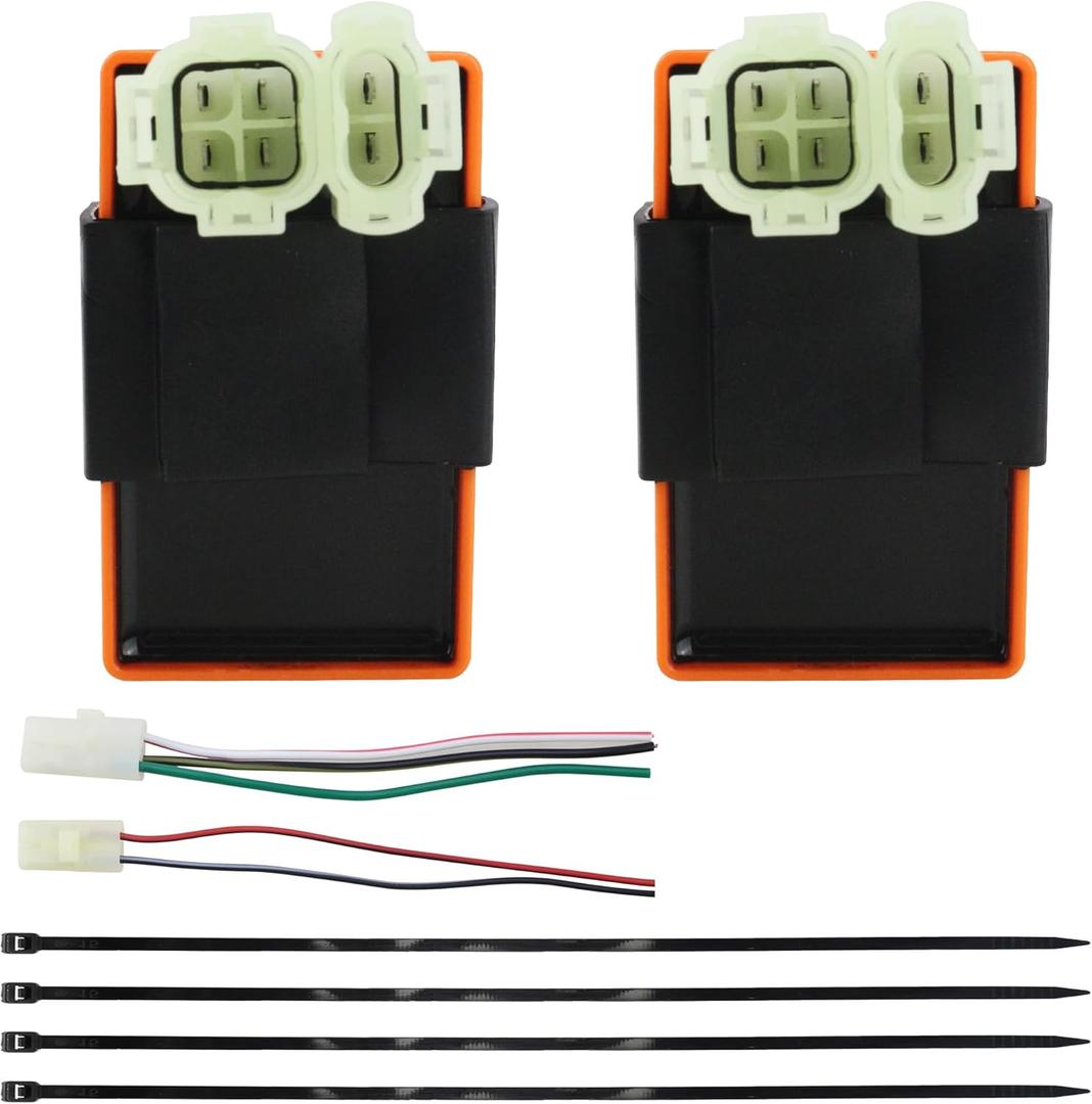6 Pin AC CDI BOX Replacement for GY6 50cc 125cc 150cc ATV Taotao Ignition Box 6 Pin 2pcs