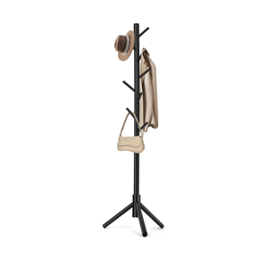 WANGMUXIA Coat Rack, Freestanding Coat Rack with 8 Hooks and 3 Adjustable Size Tree Coat Racks for Bedroom, Hallway, Entrance, Office, for Hats, Coats, Scarves, Handbags