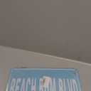 Retro Metal Sign Vintage Tin Sign Beach Bum BLVD Sign for Plaque Poster Cafe Wall Art Gift 12 X 8 INCH