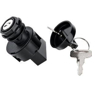 Ignition Key Switch 3 Position 6 Pins for 2001-2018 Polaris Ranger, RZR, Sportsman,170 300 325 400 425 450 500 550 570 600 700 800 850 900 1000 4,XP,X2,Crew,EV,HD,S Replace 4011002 4012165 4010390