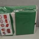 ZOBER Large Christmas Ornament Storage Box - Stores 128 Ornaments W/Dividers - Non-Woven, Durable Christmas Storage Containers - Dual Zipper - Green