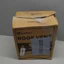 Roof Vent Cap - Hon&Guan Roof Vents 4 Inch Galvanized Steel Bathroom 4 Roof Exhaust Vent for Ventilation System-with Damper, Black