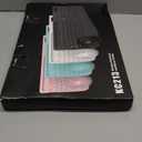 Wireless Keyboard and Mouse Combo - Full-Sized Ergonomic Keyboard with Wrist Rest, Phone Holder, Sleep Mode, Silent 2.4GHz Cordless Keyboard Mouse Combo for Computer, Laptop, PC, Mac, Windows -Trueque (1 PACK, Black)