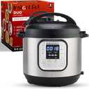 Instant Pot Duo 7-in-1 Electric Pressure Cooker, Slow Cooker, Rice Cooker, Steamer, Saut, Yogurt Maker, Warmer & Sterilizer, Includes App with Over 800 Recipes, Stainless Steel, 8 Quart