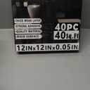 40-Pack Peel & Stick Floor Tiles 12 x 12 inch Vinyl Floor Self Adhesive Waterproof Flooring Planks DIY for Bathroom, Kitchen, Living Room, RV, Cover 40 Sq. Ft, White Vein Marble