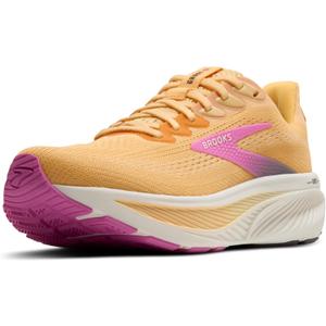 Brooks Womens Ghost 17 Neutral Running Shoe (10, Apricot/Grey/Pink)