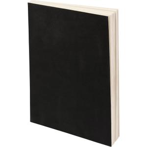 LayFlat Sketchbook - 8.27 x 11 Inches - Black Blank Note Book, 64 Sheets, Thick 100gsm Paper, for Drawing, Sketching, and journaling (Large)