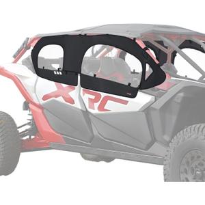 StarknightMT X3 MAX Cab Enclosure Upper Doors, Upgrade Zipper Vent 4-Seat Soft Side Window Compatible With Can Am 2017-2025 Maverick X3 MAX X Turbo R DS RS RR MR, Work with Roof Windshield Mirror