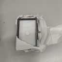 4PCS Glass Frame for Pressed Flowers, 2x3 Inch Mini Brass Hanging Photo Frame Double Glass Frame with Chain DIY Vintage Home Decor(Black, Vertical)