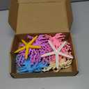 Simgoing 8 Pcs Mermaid Party Decorations Artificial Aquarium Coral Reef Decor Starfish Decor Under the Sea Centerpiece Realistic Ocean Party Plastic Fish Tank Decoration