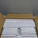 Kitsure Shoe Rack - 10-Tier Large Capacity Shoe Organizer Shelf with Dust Cover & Side Pockets, Rust-Proof Metal Shoe Rack for Closet, Entrance, Living Room, 17.5" x 12.4" x 69.3", White