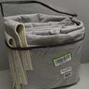 Light Green Nursery Rug Boy Girl 6x9 Area Rugs Washable Non Slip Low Pile Soft Boho Neutral Floral Print Throw Carpet for Living Room Dining Room Sage Green Dining Room Rugs for Under Table 6 x 9