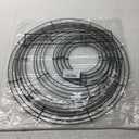 5 Pieces Christmas Metal Wreath Frame Ring Round DIY Macrame Floral Crafts Wire Wreath Form Christmas Decoration Door Craft (Deep Green, 12 Inch, 8 Inch)