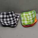 Geiserailie 10 Pcs Hot Bowl Holder Microwave Safe Bowl Cozy Multipurpose Heat Proof Plate Holder to Prevent Hand from Heat and Maintain Food Warm(Red, Blue, Green, Yellow, Black)