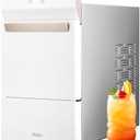 Gevi V2.0 Quiet Countertop Nugget Ice Maker, Self-Cleaning Chewable Pellet Ice Machine, 38 lbs/24H, Energy-Efficient, White