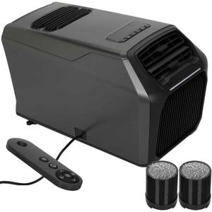 8,000 BTU Portable Camping Air Conditioners & Heater, 5-in-1 Cooling, Heating, Fan, Dehumidifier, Sleep, 550W Portable Tent Air Conditioner Unit for Camping, RV, Truck, Small Room, Indoor and Fishing