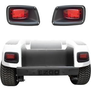 Golf Cart TXT LED Tail Light Kit Compatible with EZGO TXT Led Light 1996-2013 Gas and Electric Rear Replace 12V Light Kit Assembly For EZGO TXT Gas and Electric