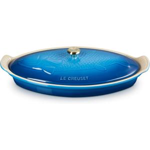 Le Creuset Stoneware Heritage Fish Baker, 1.7 qt., Marseille