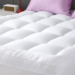 YUGYVOB Full Size Mattress Topper Extra Thick, Cooling Plush Mattress Pad, Full, 800G 