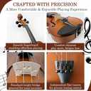 DIGERVY Violin 4/4 Full Size Kit, Violin Fiddle Set for Beginner Adults Students with Rosewood Bow, Violin Case, Shoulder Rest, Extra Strings and Bridge(Plywood, Full)