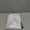 Adjustable Bib Apron with Long Ties for Women Men 18 Colors Chef Kitchen Cooking (White)