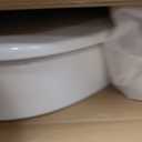Raised Toilet Seat 3 Inch for Standard Elongated Toilets 1819 Inch Bowl Length, Not Compatible with Round or One-Piece Toilets, Slow-Close Lid, Non-Slip Stable Design, 772 lb Capacity