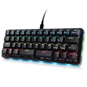 Koolertron 42-Key 40% Macaro Gaming Keyboard - Compact RGB Backlit Mechanical Keypad, Hot-Swappable USB-C Programmable Mini Keyboard for PC/Mac Gamers (Fully Customizable)