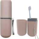Travel Toothbrush Case, Toothbrush Holder Travel Case Portable Toothbrush Travel Container for Bathroom Travel School Business Camping Toothbrush Case for Traveling