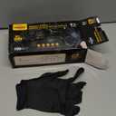 TitanFlex Disposable Nitrile Exam Gloves, 6-mil, Black, Heavy Duty Disposable Gloves, Cooking Gloves, Latex Free, Powder Free