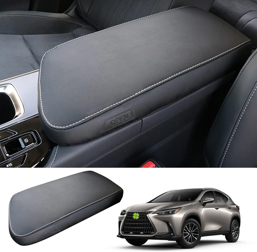 Ruiya 2022-2025 2026 Lexus NX Armrest Cover for Lexus NX350 Accessories Soft Comfy Center Console Cover Compatible with 2022 2023 2024 2025 2026 Lexus NX350/NX250/NX350h/NX450h+