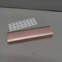 VAYDEER Metal Weekly Pill Organizer  Moisture-Proof Travel Pill Organizer with Built-in Desiccant Chamber and Airtight Lids  Large-Capacity Pill Box for Vitamins, Medicines & Supplements (Rose Gold)