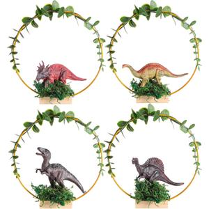 4 Set Dinosaur Party Decorations Dinosaur Birthday Decorations Dinosaur Centerpieces for Birthday Party Table Centerpiece 3D Dino Safari Jungle Animal Theme Table Decor Party Favors