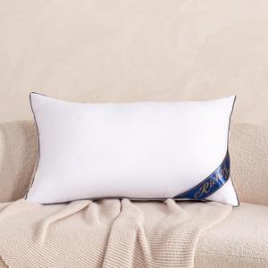 Premium Memory Foam 16 x 26 Inch Throw Pillow Insert - Decorative Lumbar Throw Pillow for Living Room, Sofa and Couch, 16 x 26 Inch, White