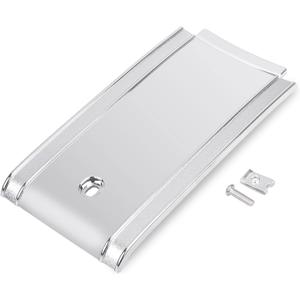 Chrome Gas Tank Panel Lower Dash Panel Extension for Harley Softail FXST FLST 1984-1999 & Dyna FXWG 1985-1986