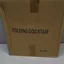 Dog Stairs for Large Dogs - Extra Wide Dog Steps for Car Big Size, SUV & Trucks - Glow in The Dark Marking - Foldable Dog ramp for Car - Non-Slip Surface - Dog ramps for Large Dogs - 4 Steps