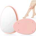 Crystal Hair Eraser for Women and Men, Reusable Crystal Hair Remover Magic Painless Exfoliation Hair Removal Device, Epilator Device for Legs Back Arms (Pink)