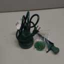 Woods Outdoor Floodlight Fixture With Stake (6-Feet cord; 120V; Green)