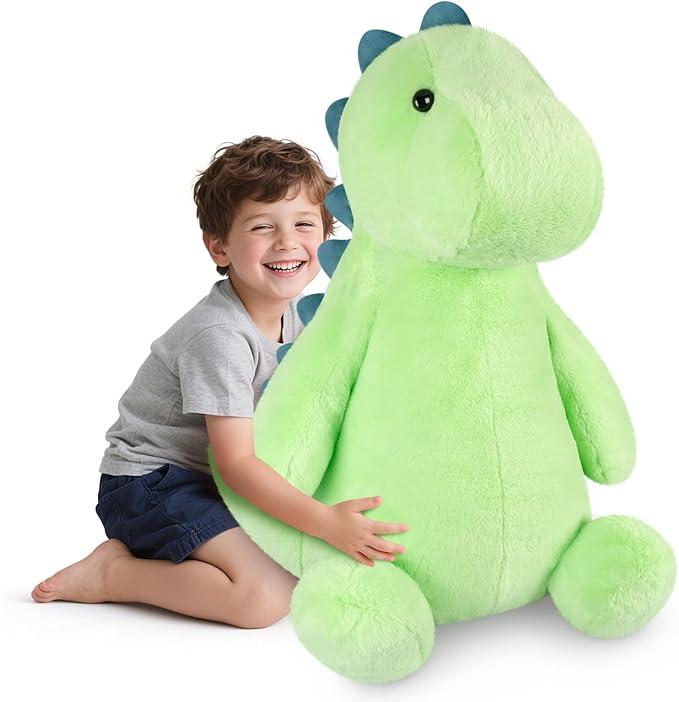 SuzziPals Giant T rex Plush Toys 30", Jumbo Soft Dinosaur Stuffed Animals, Giant Stuffed Animal Dinosaur Toys for Stress Relief & Sleep Aid, Huge Cuddly T rex Plushies Gift for Kids Adults