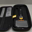 Articulating Borescope with Dual Lens Endoscope, Teslong 5-inch IPS Automotive Inspection Camera with Two-Way Articulation Tip, 6+1 LED Lights, Mechanics Fiber Optic Scope-Dia. 0.25 inch & L 5.0 feet