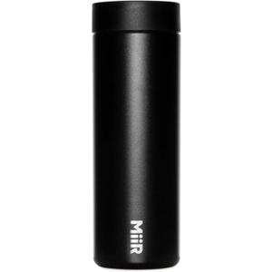 MiiR 360 Traveler, Stainless Steel Double-Wall Vacuum Insulated Tumbler - Leakproof 360 Lid for Easy Sipping on the Go; Perfect for Hot & Cold Drinks (12 Ounces, Black)