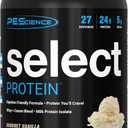 PEScience Select Protein Powder, Whey and Casein Blend, Clean Protein Powder for Women and Men, Low Calorie, Low Carb, Keto Friendly, Gluten Free, Gourmet Vanilla, 27 Servings  Best Before 07/15/2026