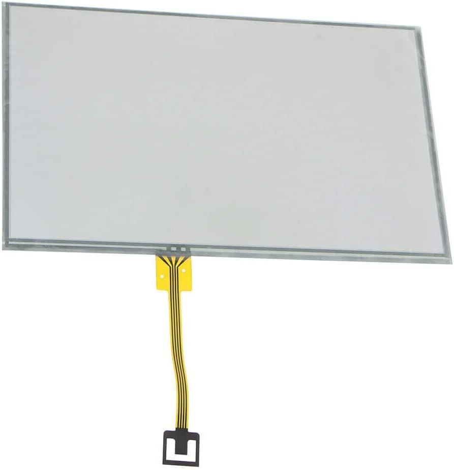 Touch Screen Digitizer Fit for Ford Explorer Sync 2 MyFord Touch Radio 2011-2016 8.0-inch Auto Stereo Accessories Multimedia Audio Video Double Din Dash Glass Panel Repair GZTAUTO