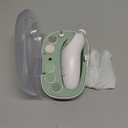 Momcozy Baby Nail File Electric, Gentle Baby Nail Trimmer Electric, Baby Nail Clipper with Night Light, 7 Grinding Head Replacement Pads, Green