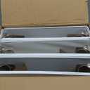 SUIN 1.5-Inch 3-Ring Binders with 2 Interior Pockets, Premium Clear View Presentation Binder Holds 325 Sheets Letter Size, Office School Home,6 Pack (White)